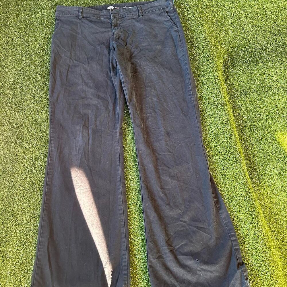 Dickies Women's Black and Navy Trousers